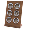 Teak K-Cup Holder - 6 Pod