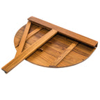 Teak Drop-Leaf Balcony Table