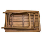 Teak Large Adjustable Slat-Top Table - OUT OF STOCK UNTIL 08/27/2026