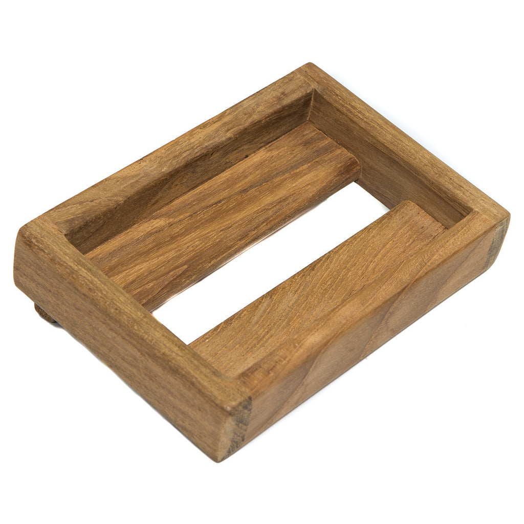 Teak Rectangular Soap Dish