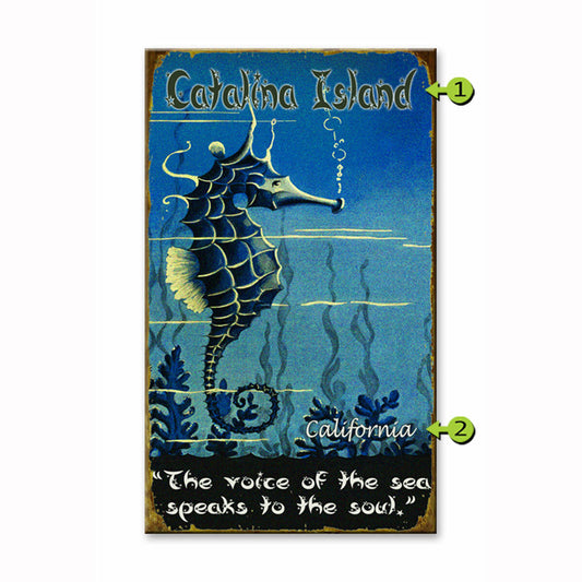 Voice of Sea Speaks to the Soul Personalized Signs