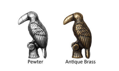 Toucan Cabinet Knob - Set of 2