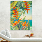 Tropical Seascape I Outdoor Canvas Art