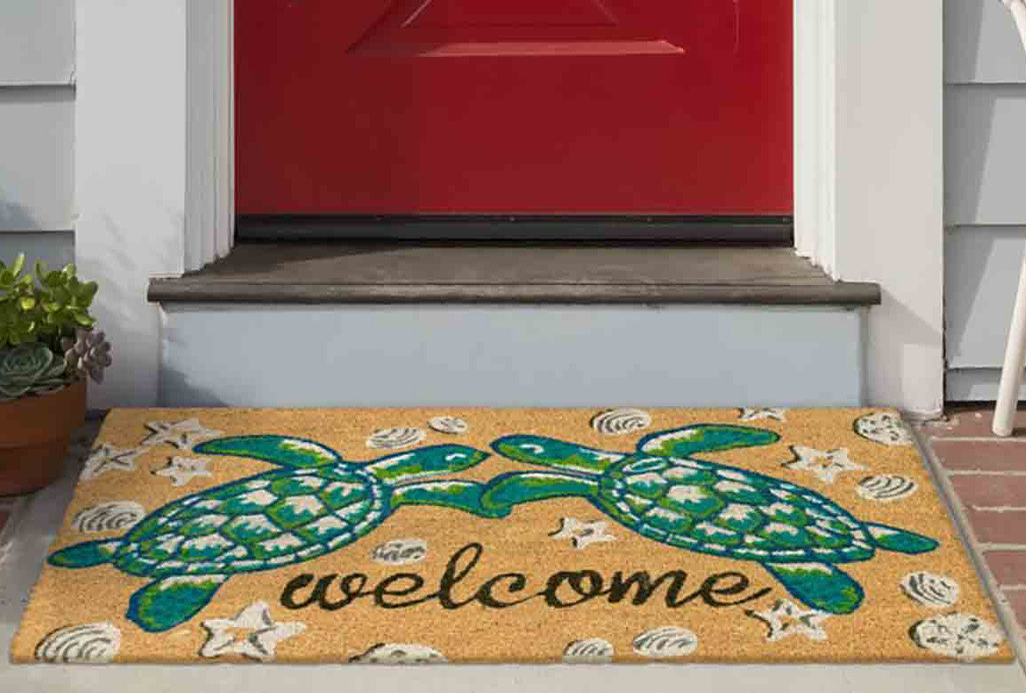 Turtle Pair Coir Welcome Mat Collection