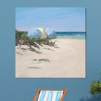 Umbrella Trio Outdoor Canvas Art