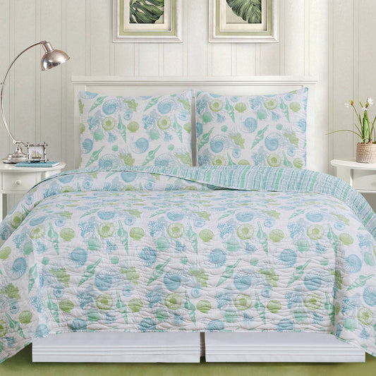Seashore Ripples Quilt Bedding Collection