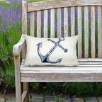 White Moor Rectangle Indoor/Outdoor Pillow