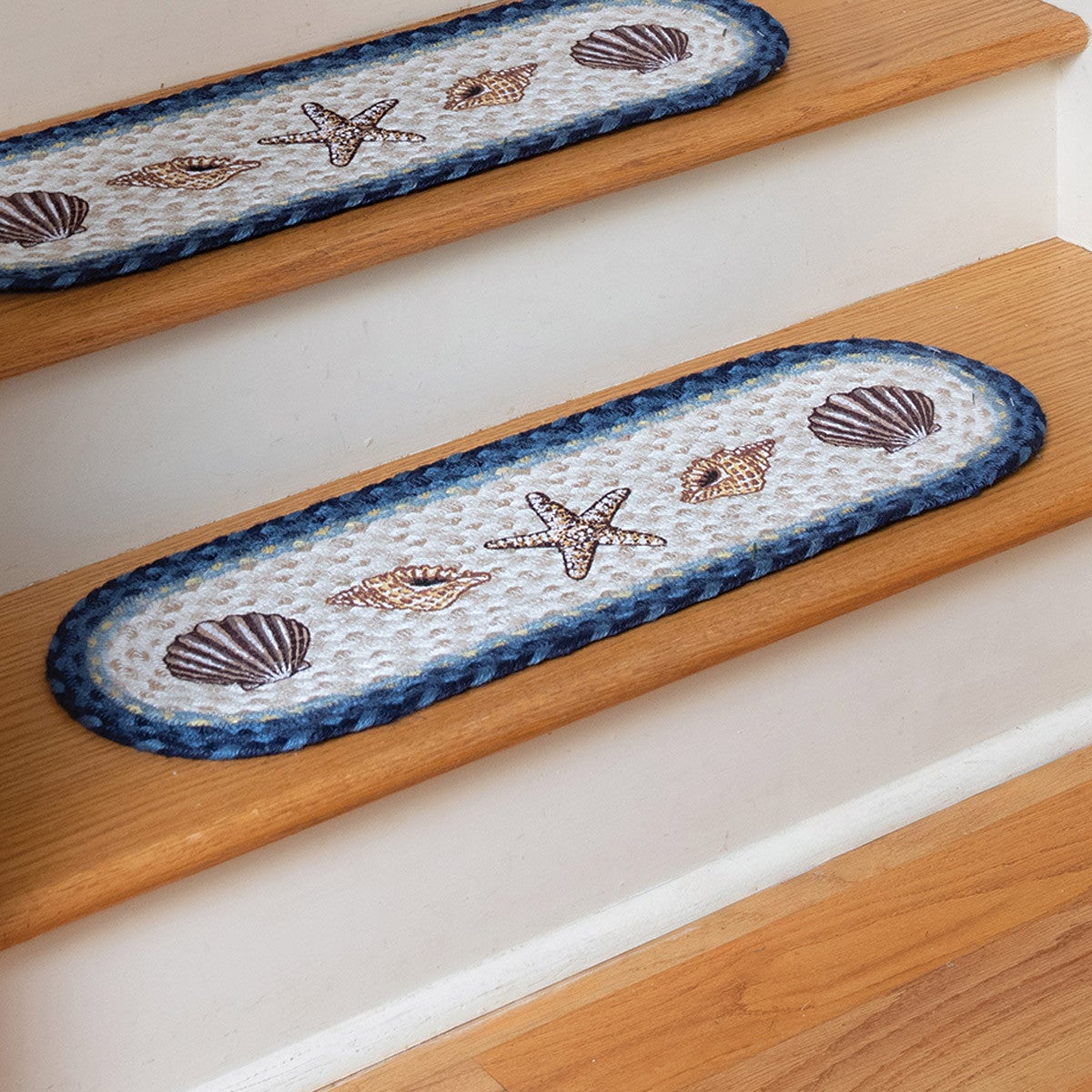 Shell & Starfish Stair Tread | Bella Coastal Decor