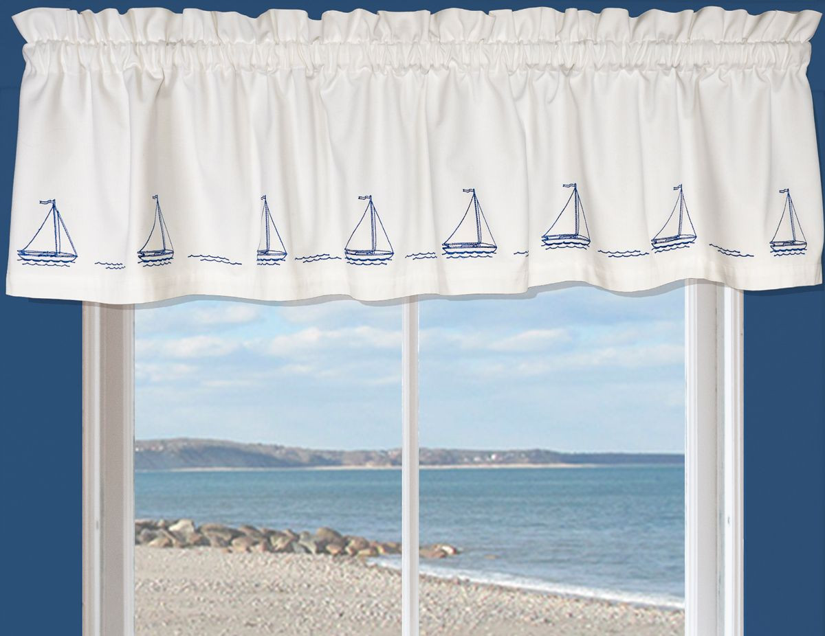 Coastal Window Treatments and Valances | Bella Coastal Décor