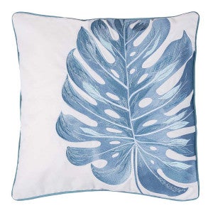 Cerulean Monstera Indoor/Outdoor Pillows