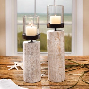 Beachcomber's Votive Pillar Candle Holders