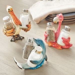 Friendly Sea Life Salt & Pepper Shakers