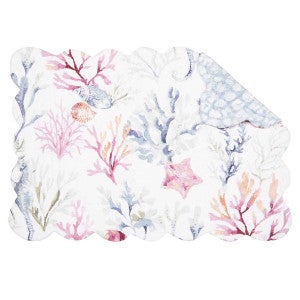 Coral Waters Table Linens