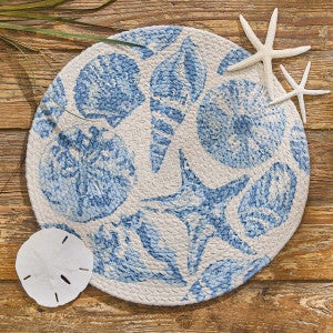Seaside Shells Braided Table Linens