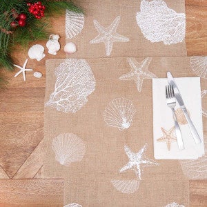 Coastal Sand Table Linens