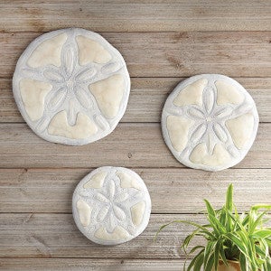 Sand Dollar Metal & Capiz Wall Art