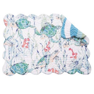 Sea Turtle Garden Table Linens