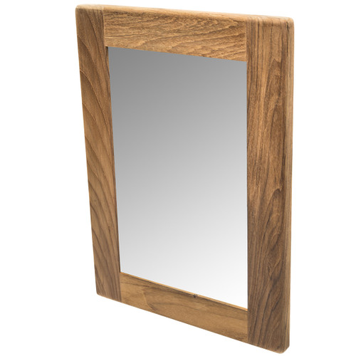 Teak Rectangular Mirror