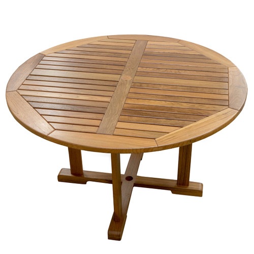 Teak Round Indoor/Outdoor Table - OUT OF STOCK UNTIL 06/04/2025