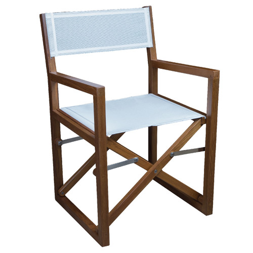 Teak Square Director's Chair
