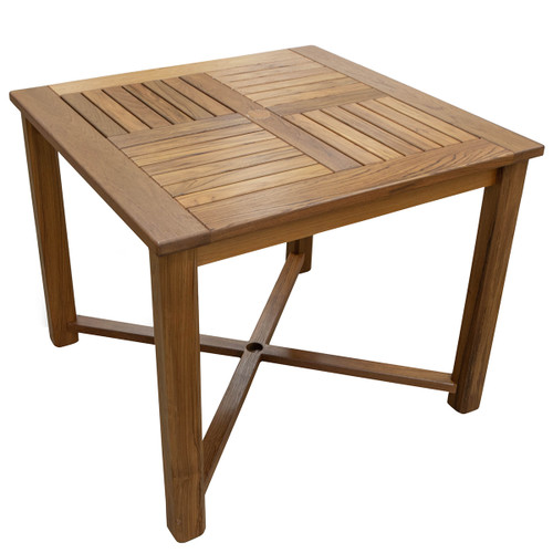 Teak Square Indoor/Outdoor Table - OUT OF STOCK UNTIL 07/15/2025
