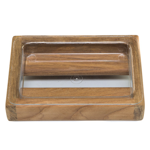 Teak Vanity Soap Dish - OUT OF STOCK UNTIL 07/30/2025