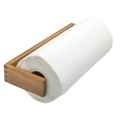 Teak Wall-Mount Paper Towel Holder - OUT OF STOCK UNTIL 08/06/2025