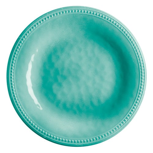 Teal Ripples Dessert Plate - Set of 6