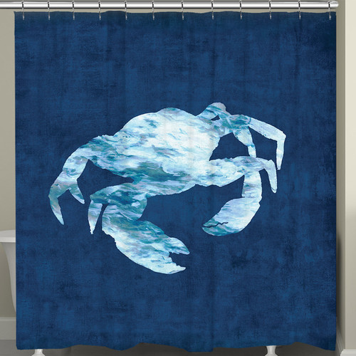 The Abyss Crab Shower Curtain