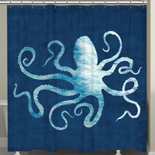 The Abyss Octopus Shower Curtain
