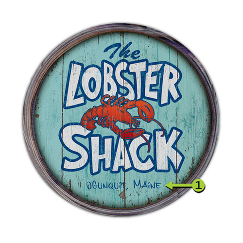 The Lobster Shack Personalized Barrel End