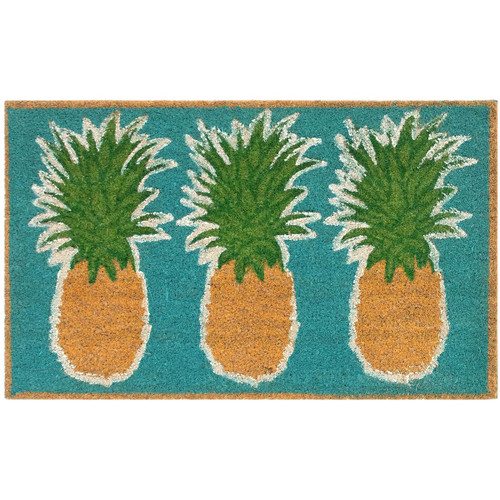Three Pineapples Coir Mat - 2 x 3
