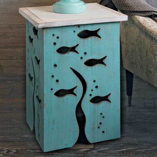 Tidepool Fish Accent Table