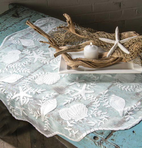 Tidepool Lace Table Topper