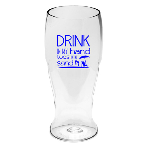 Toes in the Sand Beer Tumblers - Set of 4