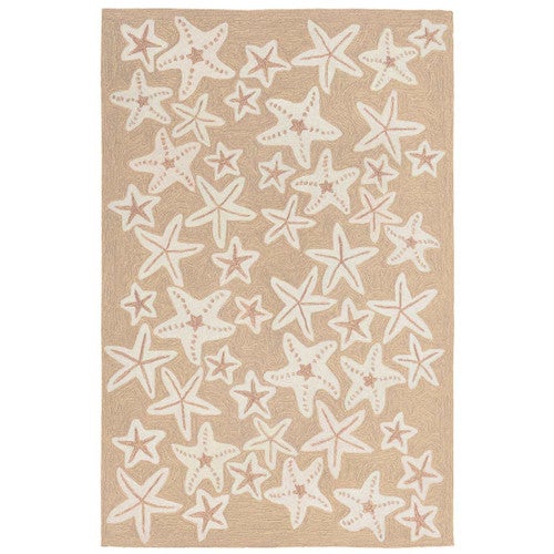 Starfish Sea Natural Indoor/Outdoor Rug Collection