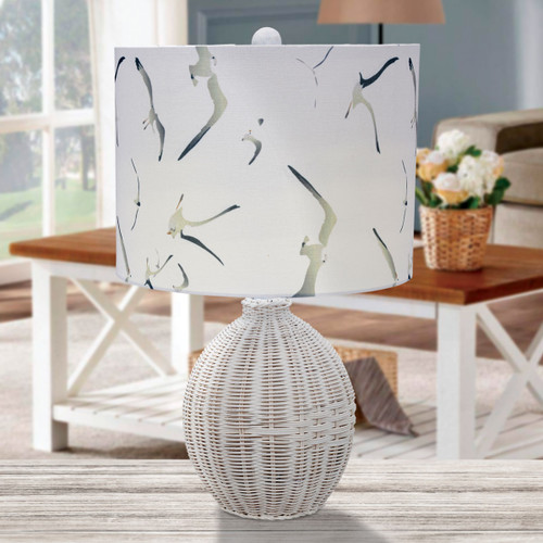 Treasure Cay Rattan Table Lamp - OVERSTOCK