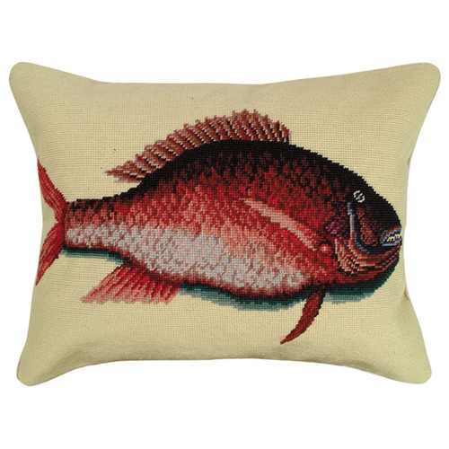 Tropical Porgy Fish Pillow