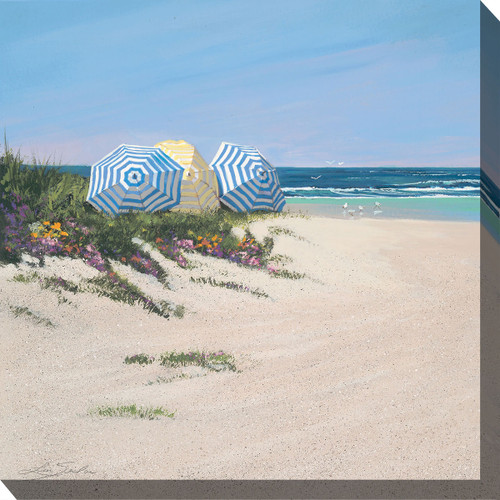Umbrella Trio Outdoor Canvas Art