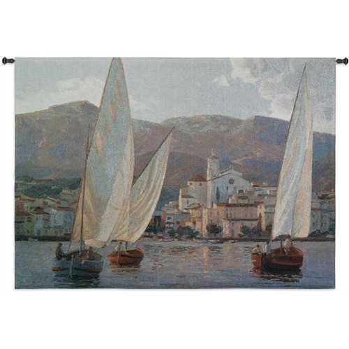 Velas en Cadaques Wall Tapestry