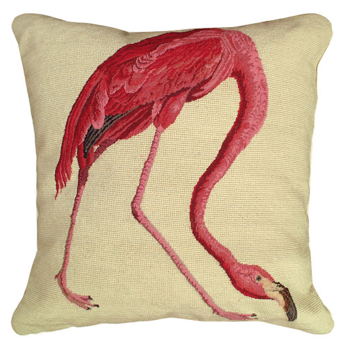 Walking Flamingo Pillow