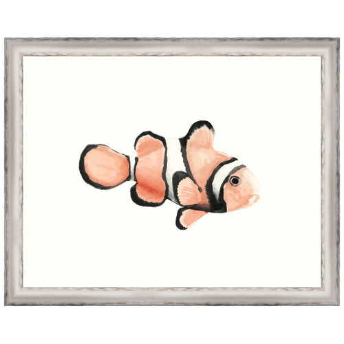 Watercolor Tropical Fish IV Framed Print