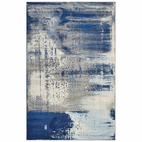 Weathered Denim Rug - 7 x 10