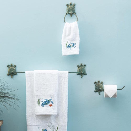 Sea Turtle Cast Iron Bath Hardware