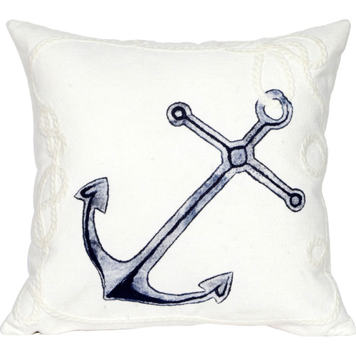 White Moor Square Indoor/Outdoor Pillow