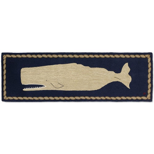 Gentle Giant Whale Hooked Wool Runner