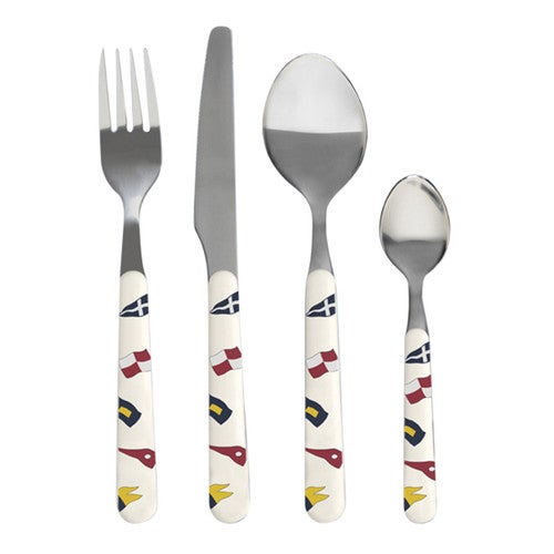 Yacht Club 24-Piece Flatware Set