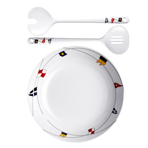 Yacht Club Salad Bowl with Servers