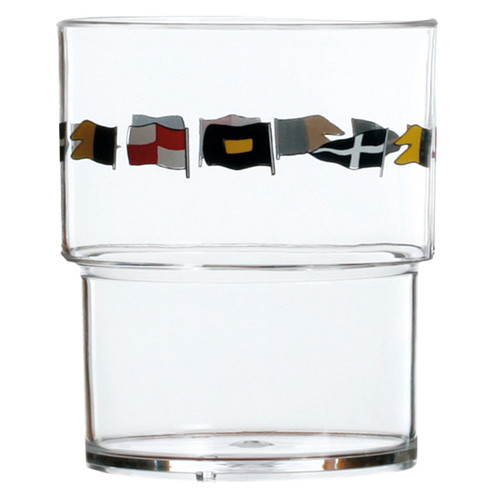Yacht Club Stackable Glass - Set of 12