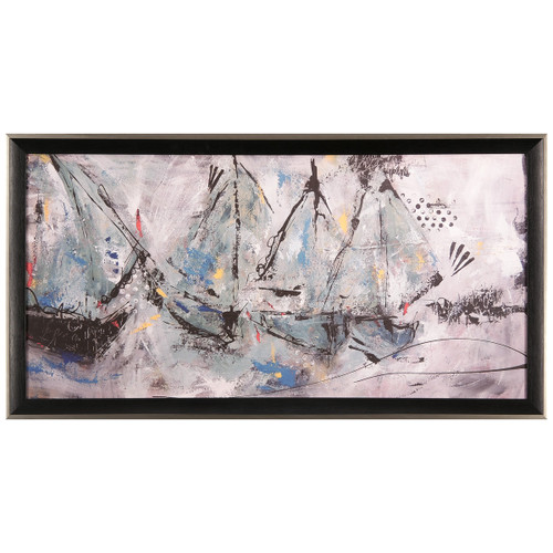 Yacht III Framed Canvas